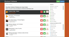 Desktop Screenshot of musicas-cristianas.com